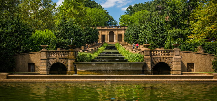 Meridian Hill Park in Washington DC