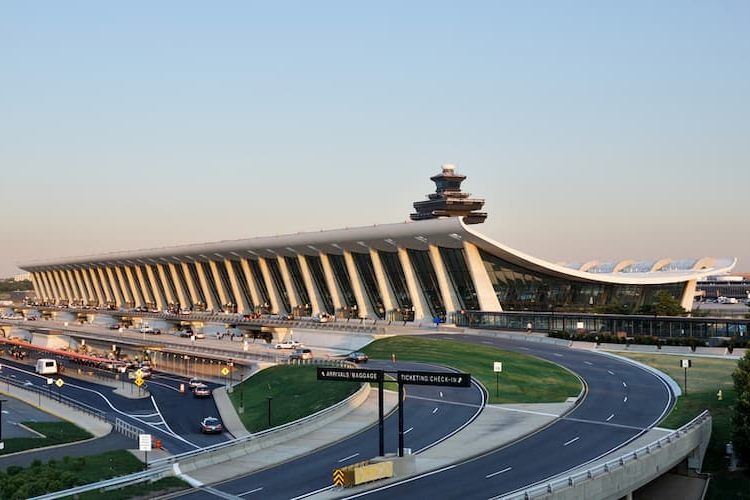 Dulles Airport from outside