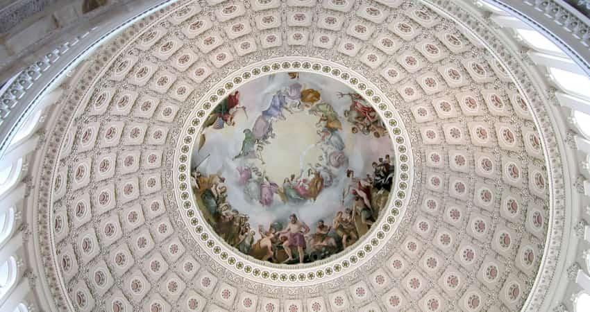 U.S. Captiol Rotunda interior art