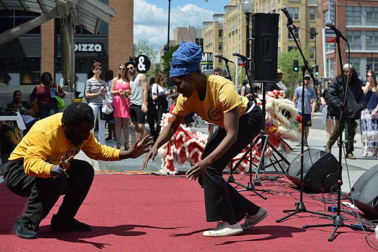 Performers at DC Funk Parade in 2015