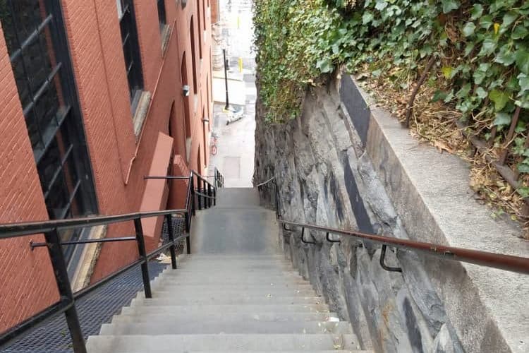 The Exorcist Stairs in Georgetown